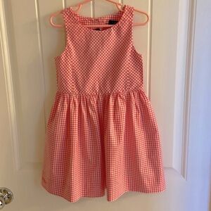 Girls Polo Ralph Lauren Gingham Cotton Poplin Dress, 3T